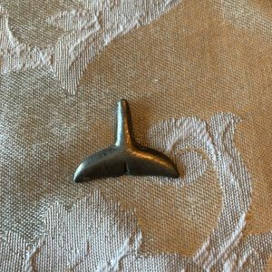 Sterling Silver Whale Tail Pendant